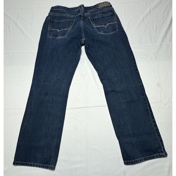 Guess Jeans Men's Del Mar Fit Slim Straight Blue Denim Jeans - Size 33x28 - Picture 2 of 8